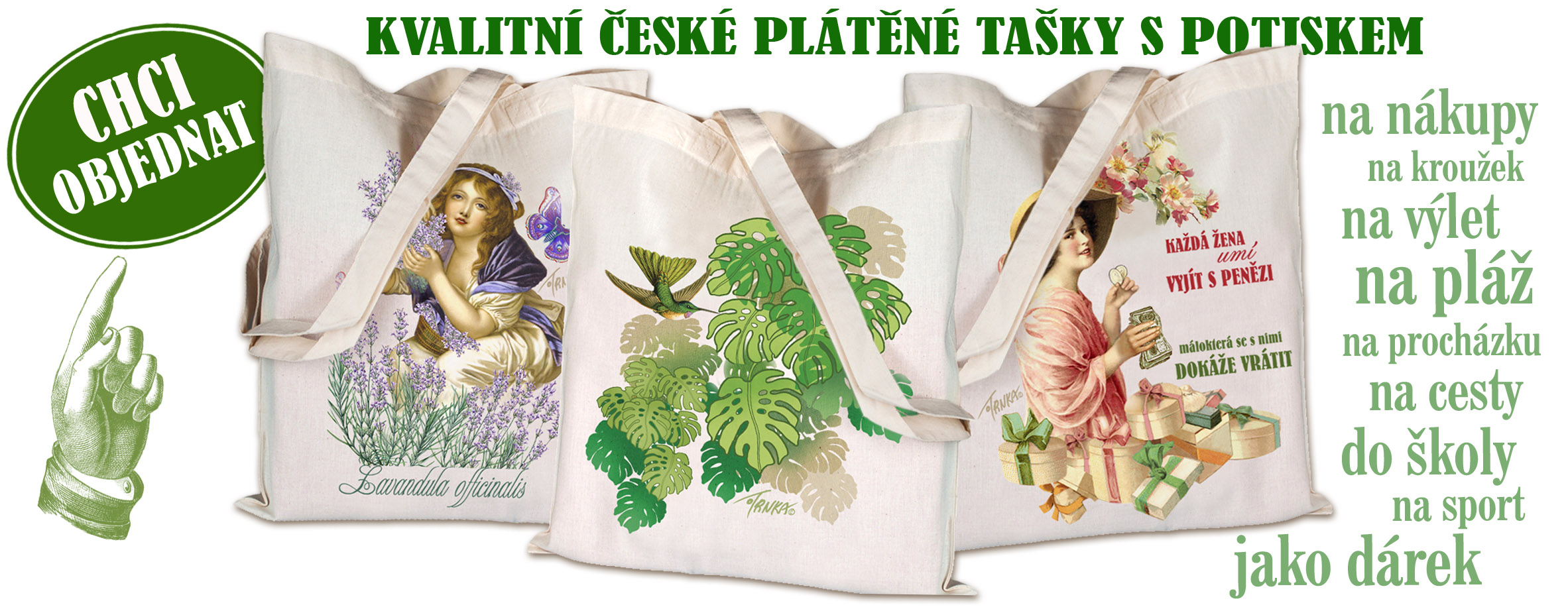 Plátěné tašky (Studio Trnka)
